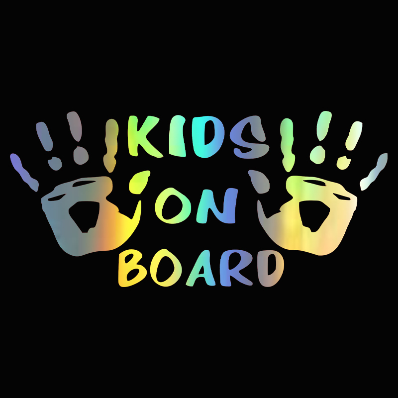 Table Tennis Zone - 3D Car Sticker KIDS ON BOARD