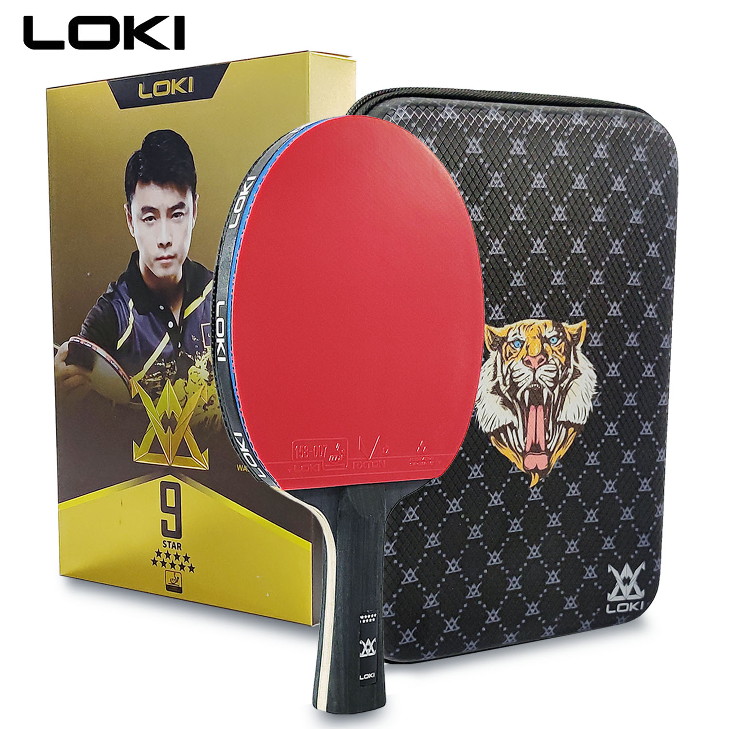 Table Tennis Zone - LOKI 9 Star Table Tennis Racket