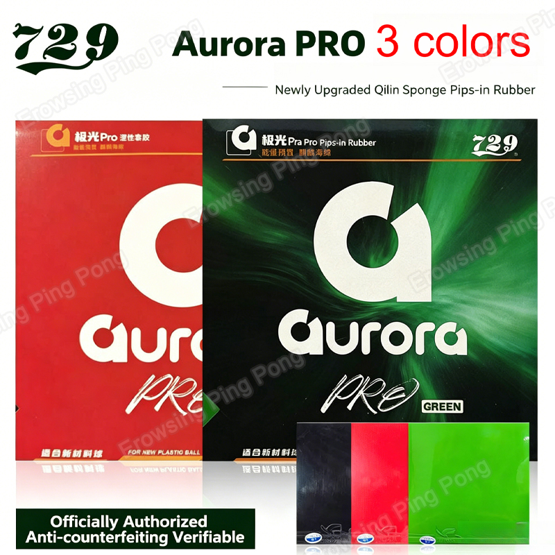 Table Tennis Pro - 729 AURORA PRO Table Tennis Rubber