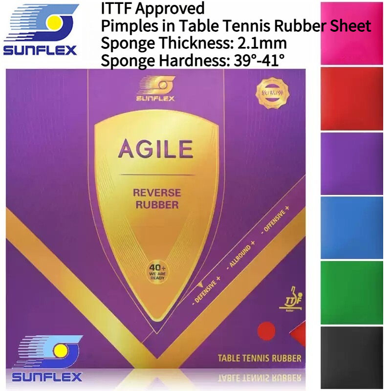 SUNFLEX AGILE Colorful Table T - огляд і ціна Table Tennis Xiom Rubber