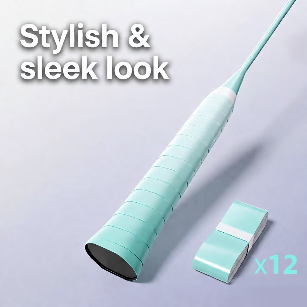 12PCS Gradient Color Tennis Ra - огляд і ціна Side Tape Racket