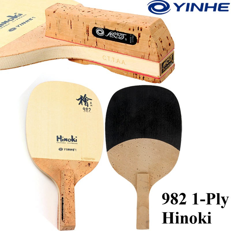 YINHE 982 1-Ply Solid Hinoki T - огляд і ціна Table Tennis Blade
