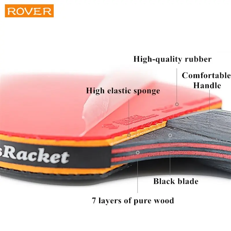 5/6 Star Table Tennis Racket 2 - огляд і ціна Table Tennis Launcher