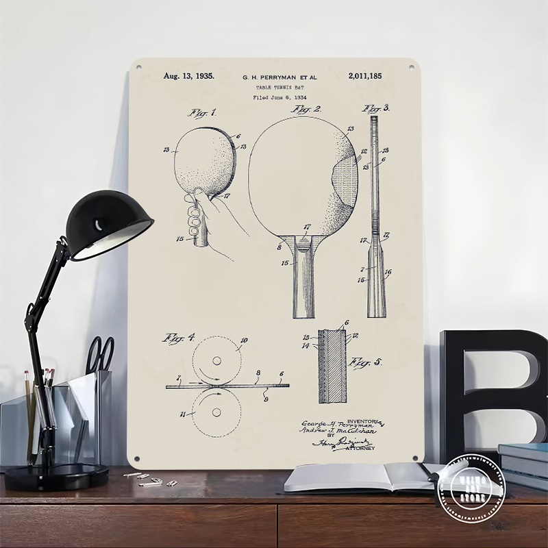 Table Tennis Bat Patent Metal  - огляд і ціна Table Tennis Custom Bat