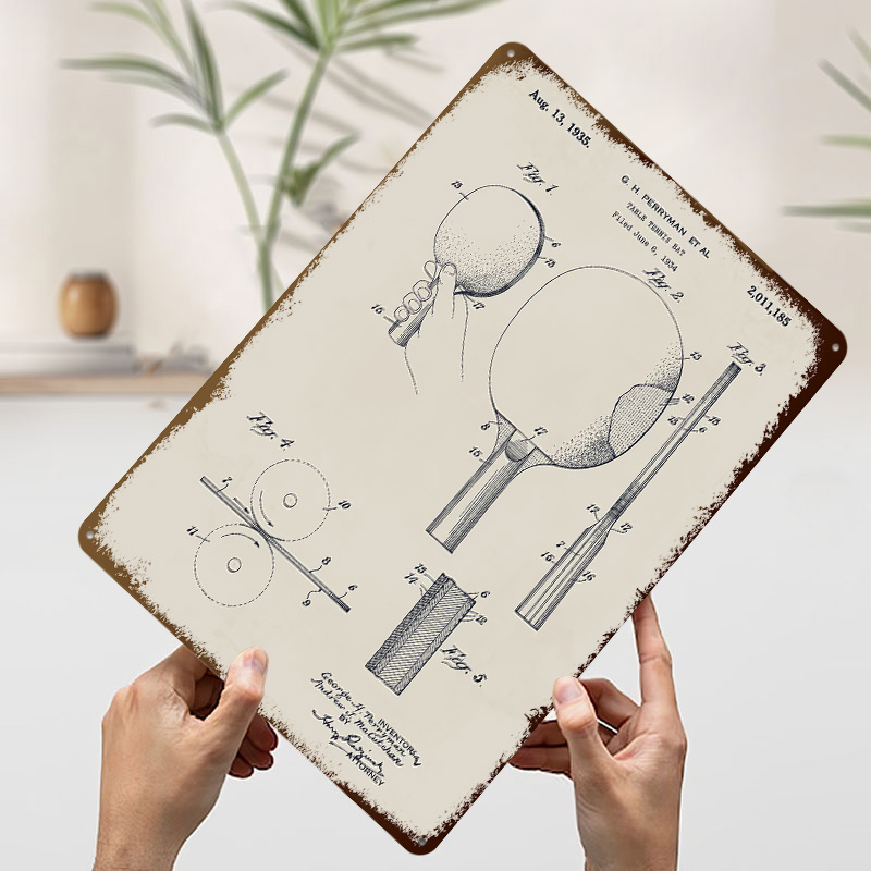 Table Tennis Bat Patent Metal  - огляд і ціна Table Tennis Custom Bat