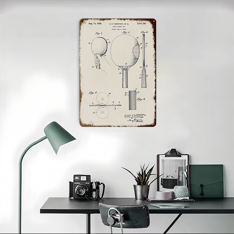 Table Tennis Bat Patent Metal  - огляд і ціна Table Tennis Custom Bat