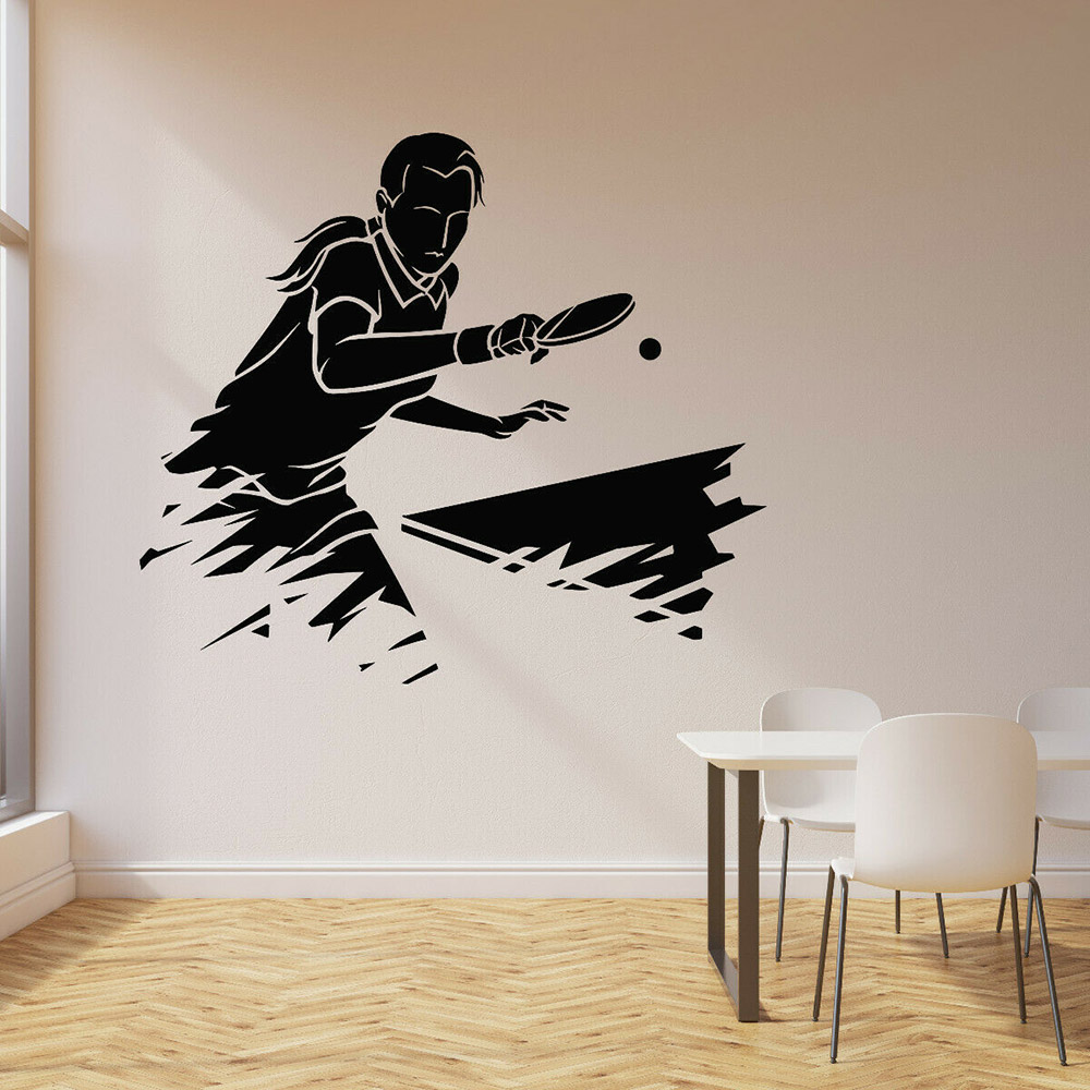 Ping Pong Sports Wall Sticker  - огляд і ціна Table Tennis Live