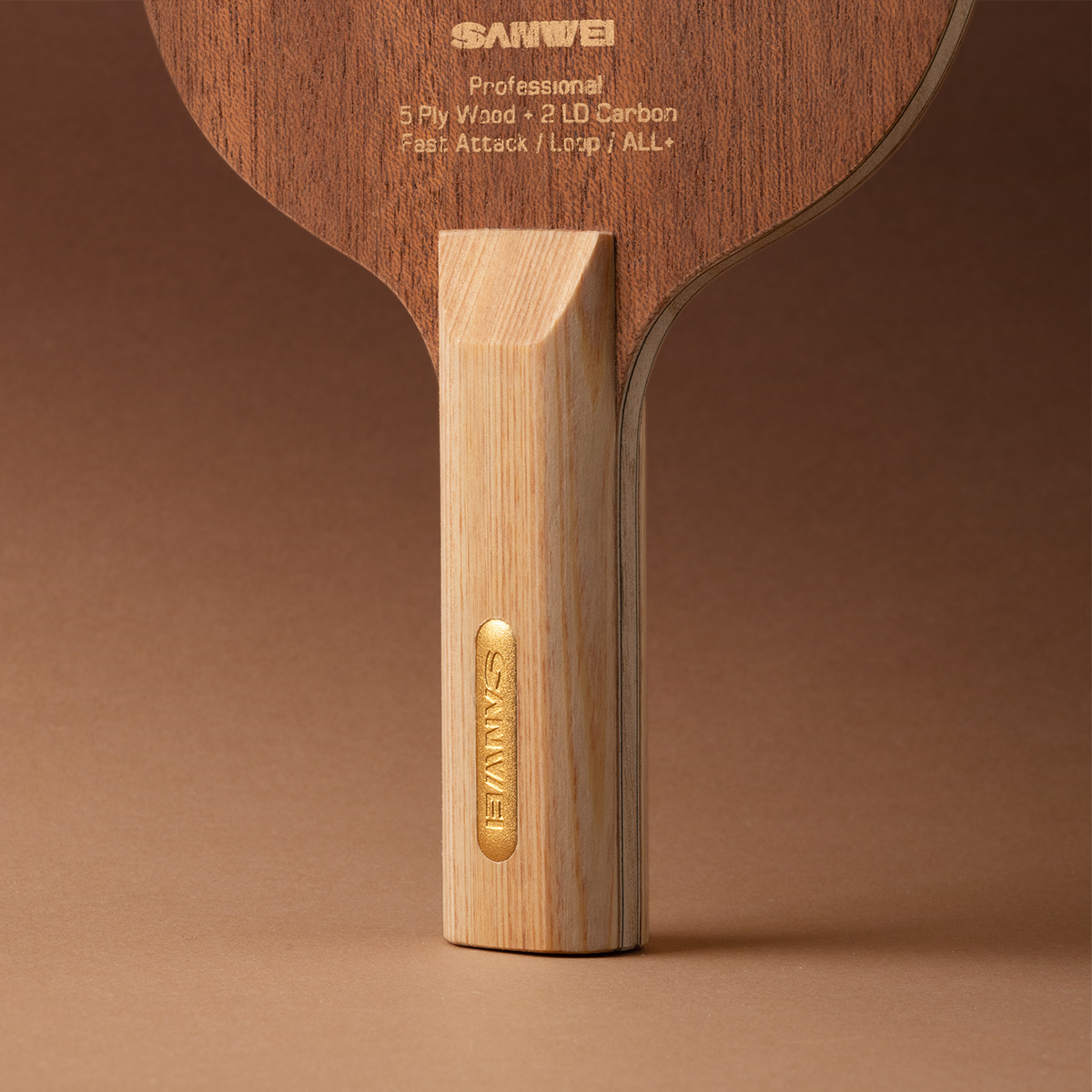 SANWEI TOKSPIN Sapele Carbon T - огляд і ціна Table Tennis Custom Bat